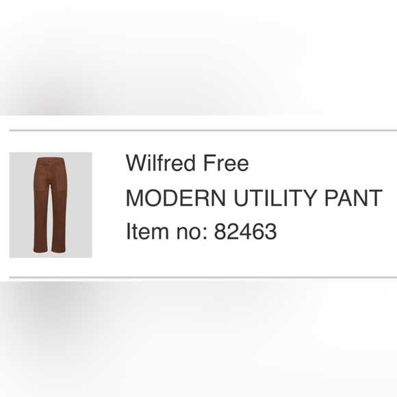 Aritzia (Wilfred Free) Utility Pants - Picture 2 of 4